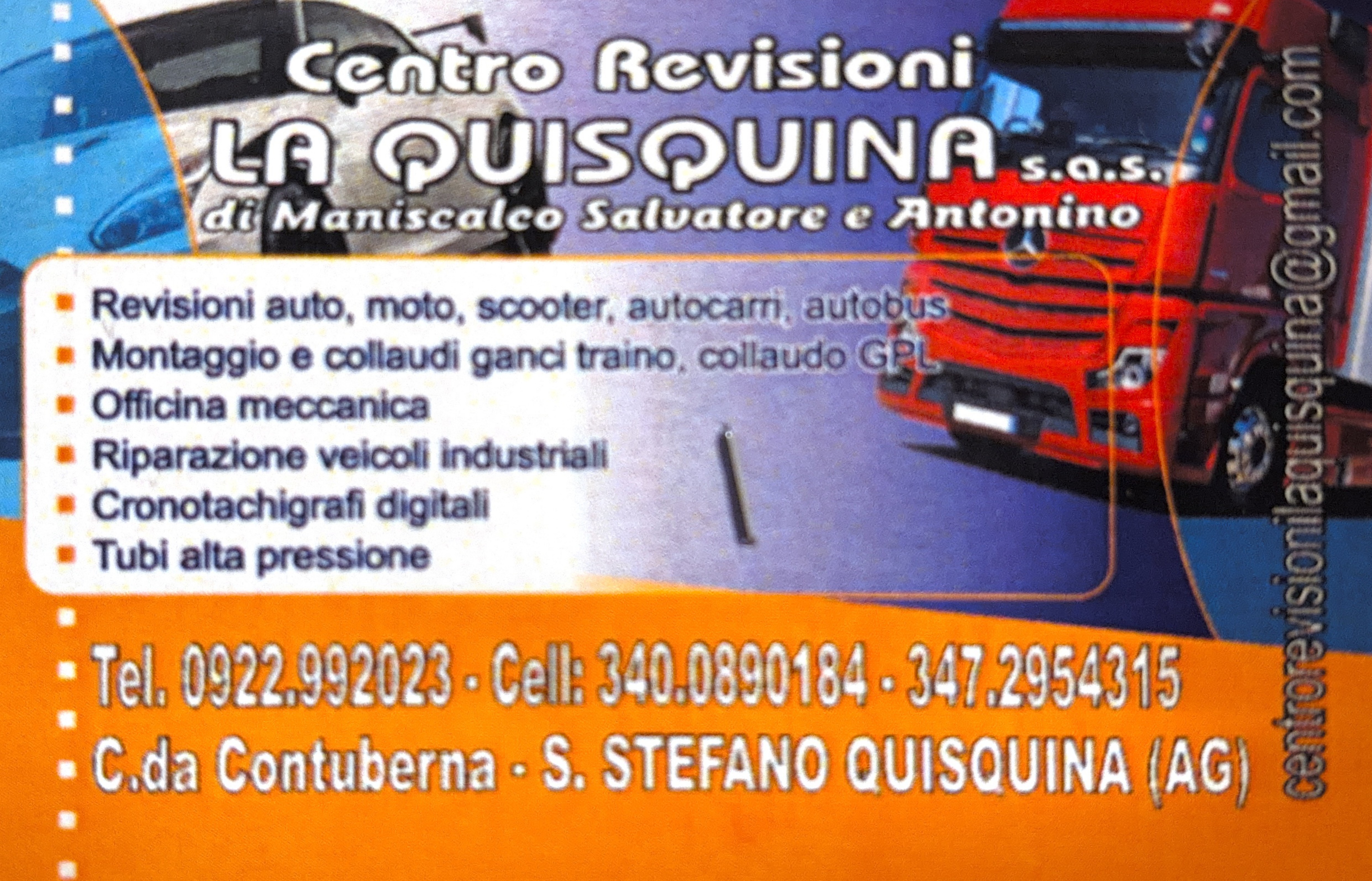 Logo Centro Revisioni La Quisquina S.a.s. (Maniscalco)
