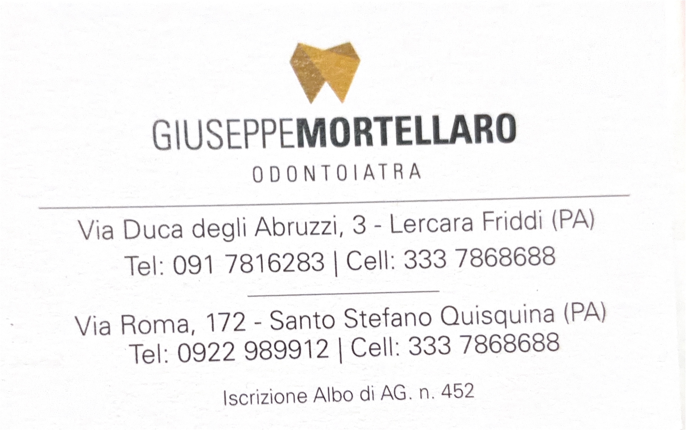 Logo Studio Dentistico Dott. Giuseppe Mortellaro