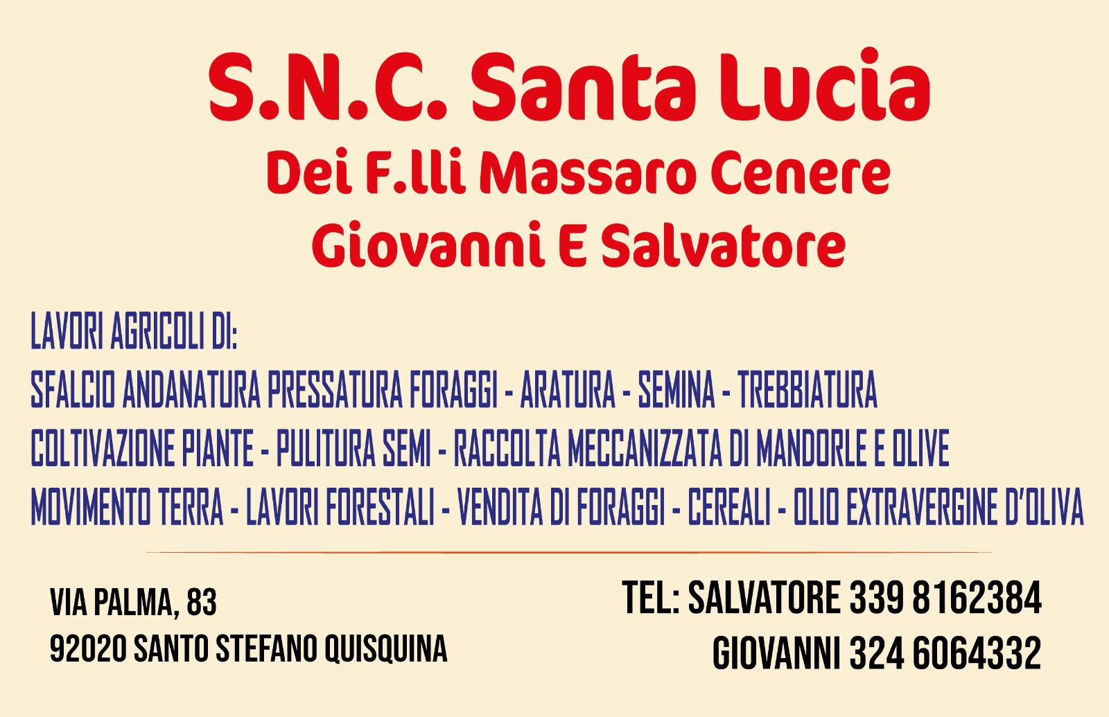 Logo S.N.C. Santa Lucia – F.lli Massaro Cenere