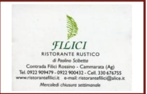 Logo Ristorante Rustico Filici – Scibetta (2° logo)