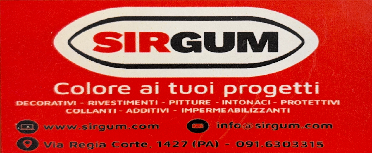 Logo Sirgum – Intonaci e Materiali Edili