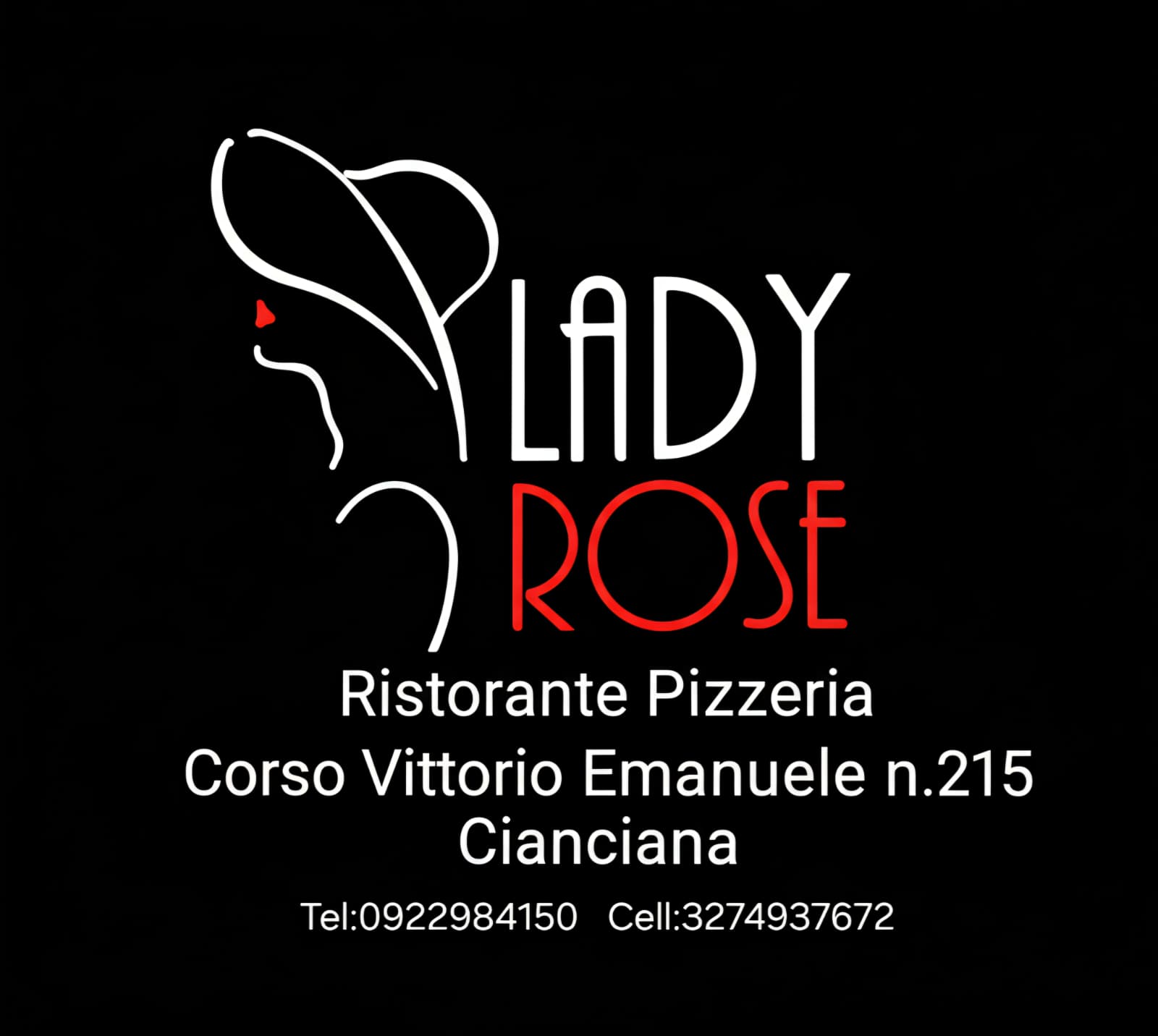 Logo Lady Rose – Ristorante Pizzeria