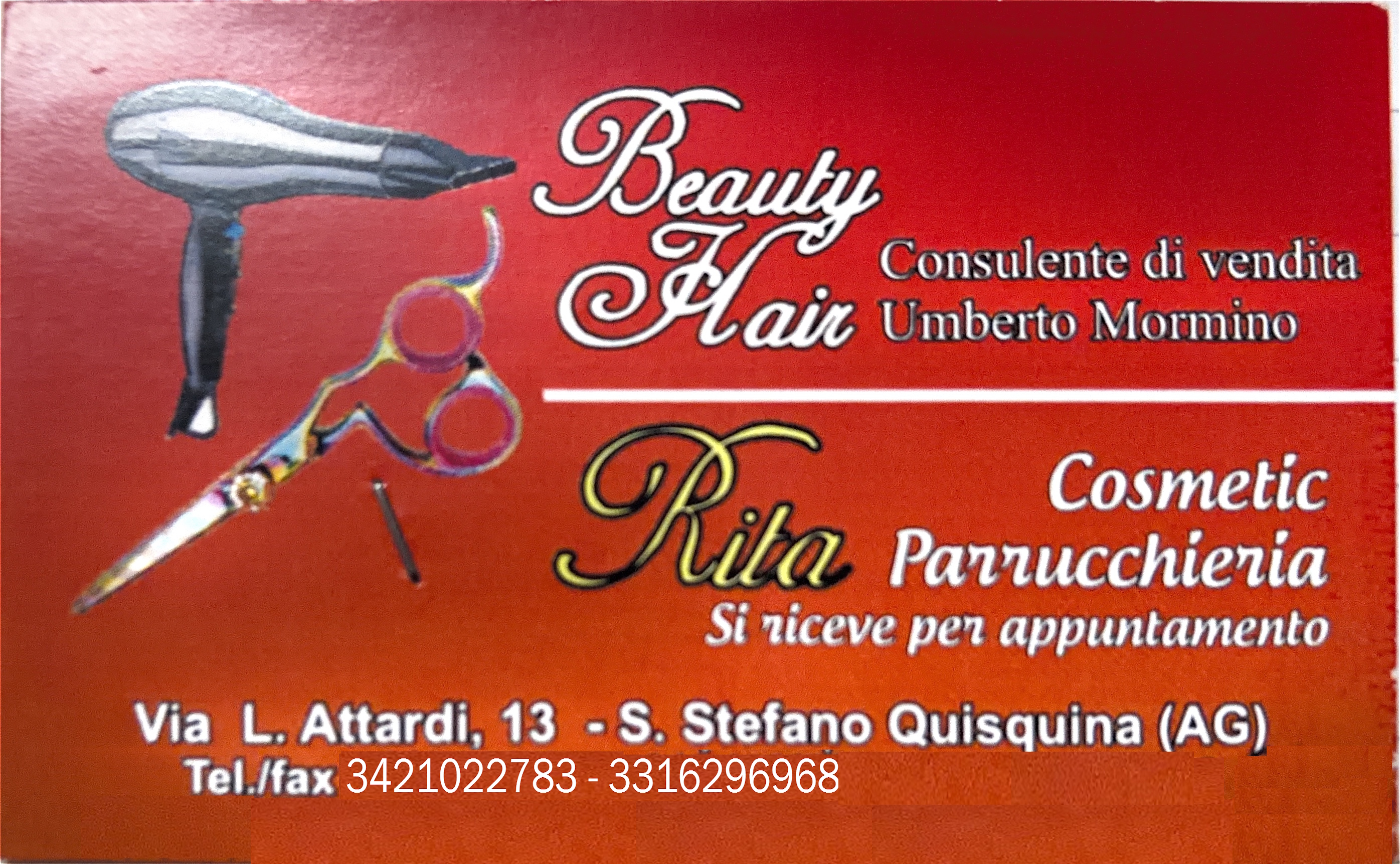 Logo Beauty Hair Rita – Parruccheria