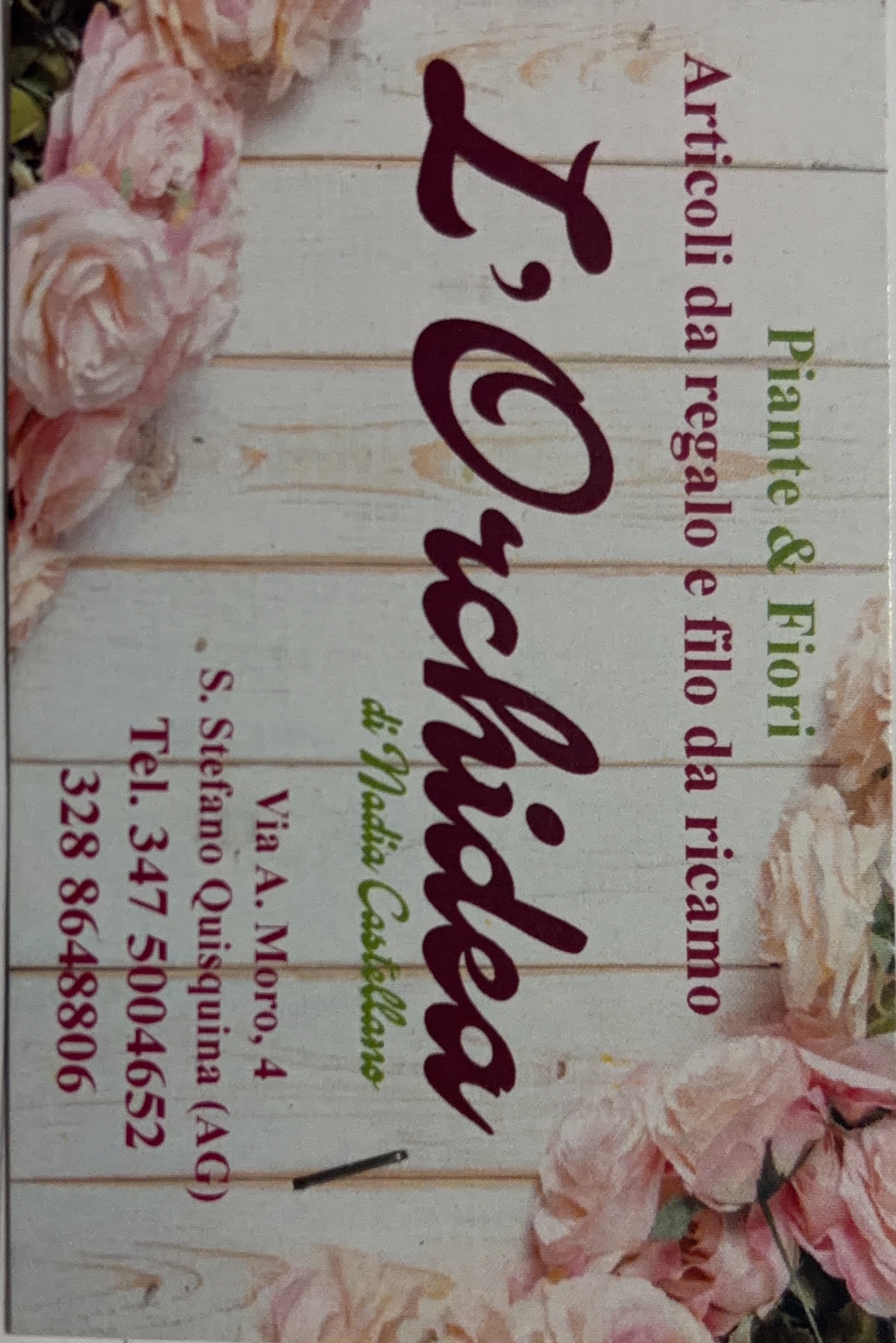 Logo L'Orchidea – Piante e Fiori Castellano Nadia
