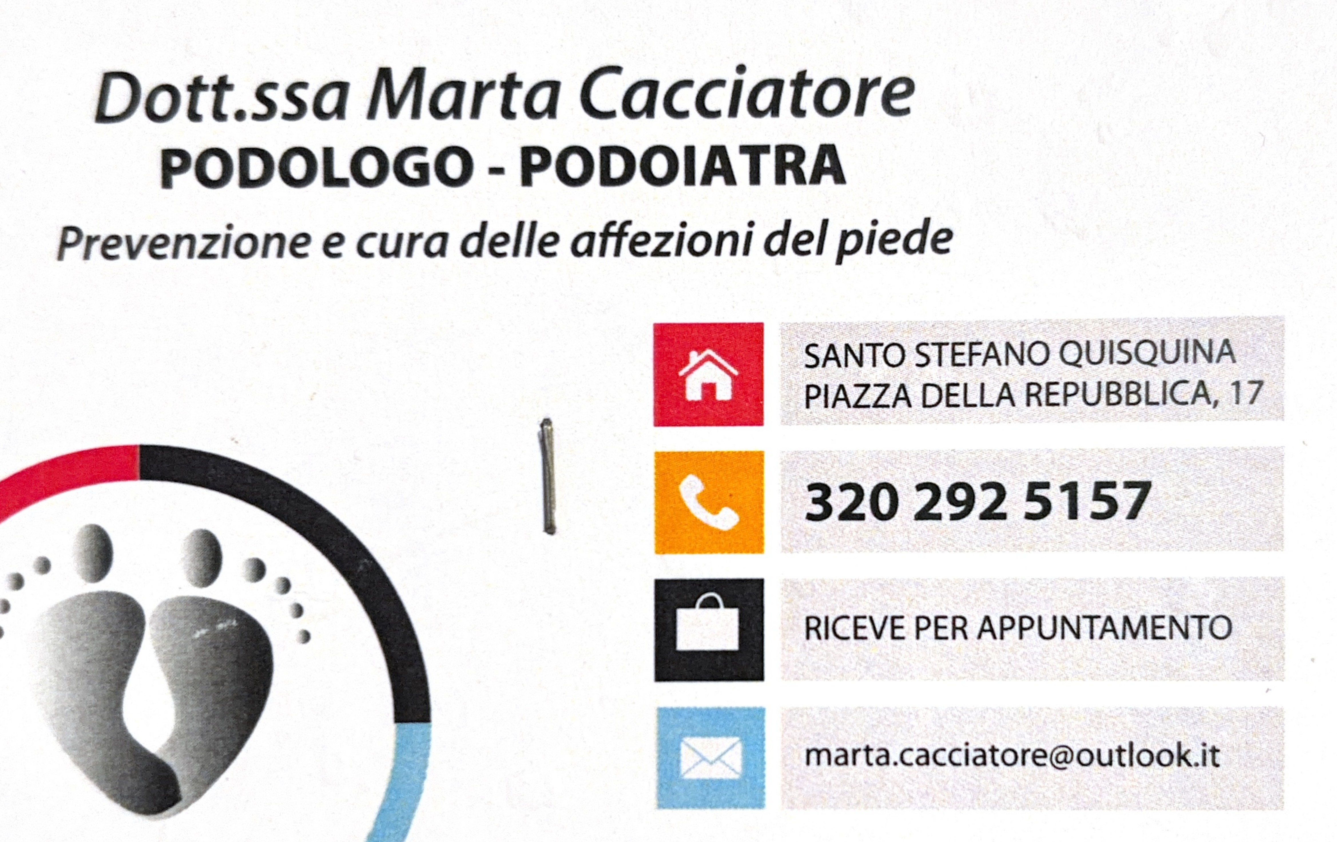 Logo Studio Medico – Cacciatore Marta Podologa