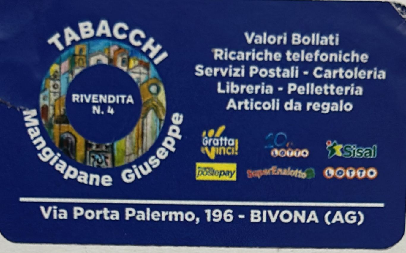 Logo Tabacchi Mangiapane Giuseppe