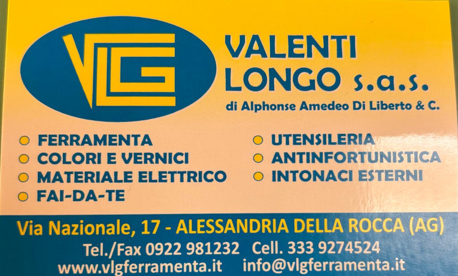 Logo Valenti Longo S.a.s. – Ferramenta